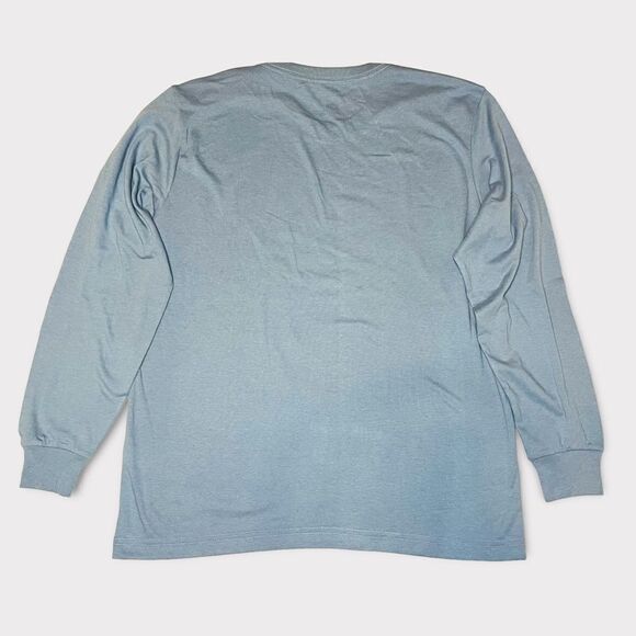 ULURU Men’s Blue Denver Mile High City Long Sleeve T-Shirt Size Medium - Picture 2 of 10